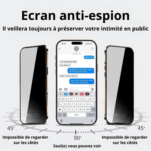 Coque iPhone Anti - Espion - Ma boutique